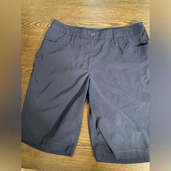Nivo Navy Stretch Golf Shorts Size 6 - Picture 3 of 8